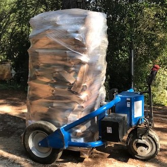Brennholz Hartholzmischung 30 cm trocken auf Palette – Bild 3